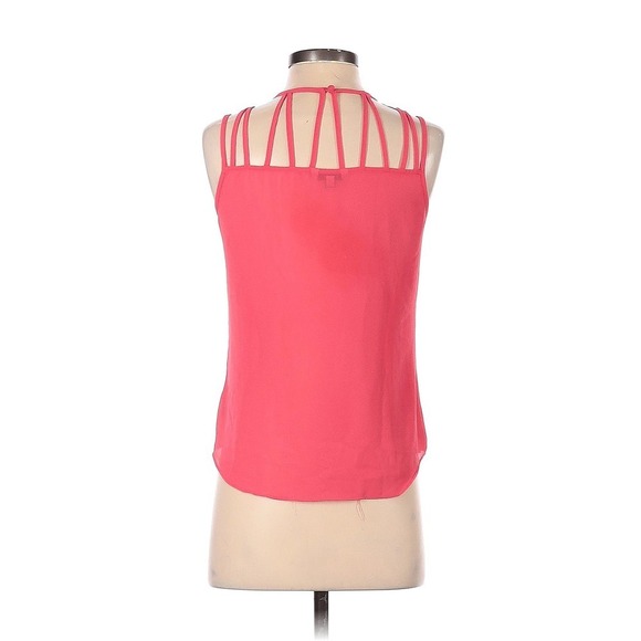 Naked Zebra pink sleeveless strappy blouse M - Picture 9 of 9